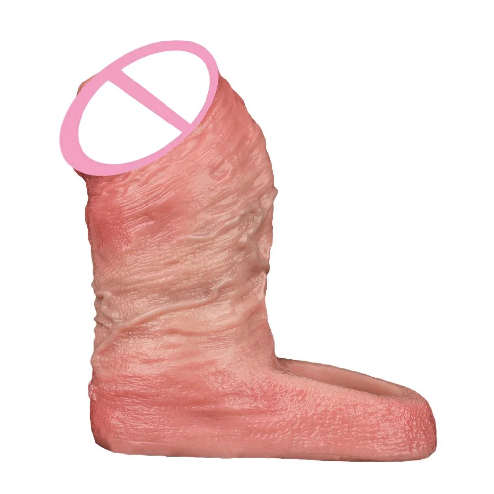 Soft Silicone Penis Enlargement Sleeve Realistic Dildo Simulation Sex Male Penis Enlargement Couple Sex Toy
