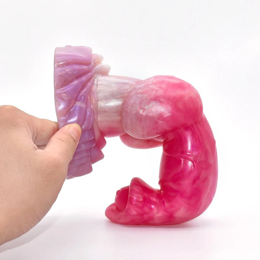 Pink Soft Color Sex Toys Silicone Monster Dildo With Artificia Dildo Animal Dildo for Women