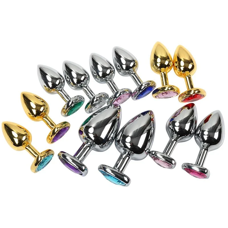 Heart Shape Metal Anal Plug Smooth Safe Adult Toy for Women Romantic Intimate Accessories Couple Flirting Play Props