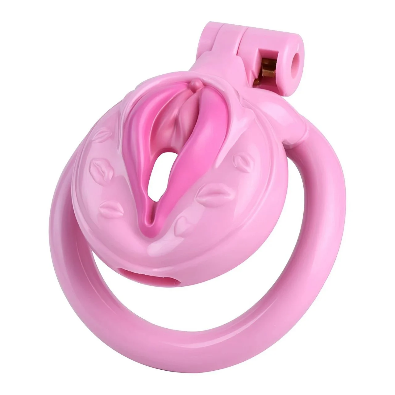 Adult Male Chastity Lock Cock Cage Urethral Catheter Penis Ring Chastity Cage for Men Four Clasp Sizes 3D Design