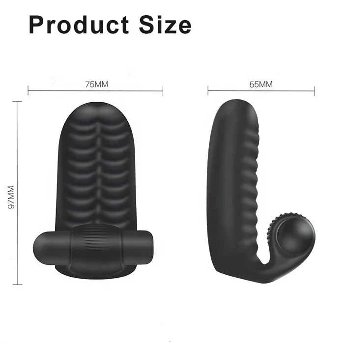 Mini Magic Finger Vibrator for Women 10-Speed USB-Powered G Spot Clit Massager Rose Dildo Adult Sex Toys