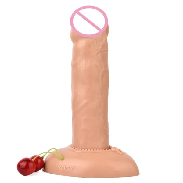 8.18 Inch Artificial Huge Anal Plug Realistic Liquid Silicone Sex Shop Toy for Women Male Gay Butt Trainer