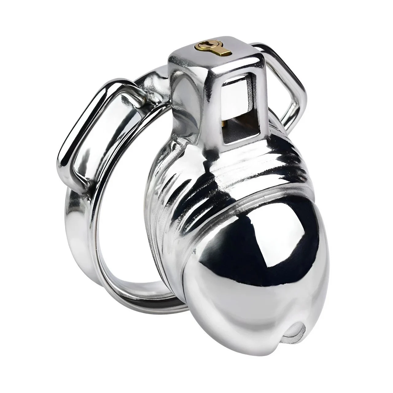 304 Stainless Steel Male Chastity Device Cock Cages with Lock for Men Metal Chastity Cage Sex Toy