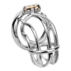 46 Encounter love Series Curved Halter Symmetrical Arc Ring Chastity Lock Chastity Apparatus Husband and Wife