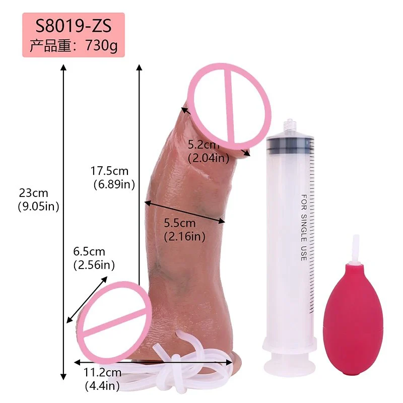 5.5 23cm Huge Dildo,Realistic Squirting Dildo Sex Toy,G-Spot Anal Dildos Anal Prostate Dildos Adult Sex Toys for Women Men