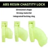 Chastity Cages for Men Male Cock Cage Ring Wtih Adjustable Large Anal Butt Plug Chastity Belt Device BDSM Sex Toy