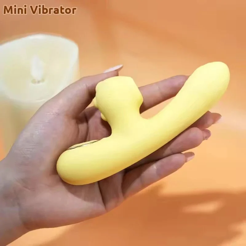 Heated Constant Temperature Rechargeable Vibrator, Sex Toy, Female Rabbit Vibrator with Stimulation