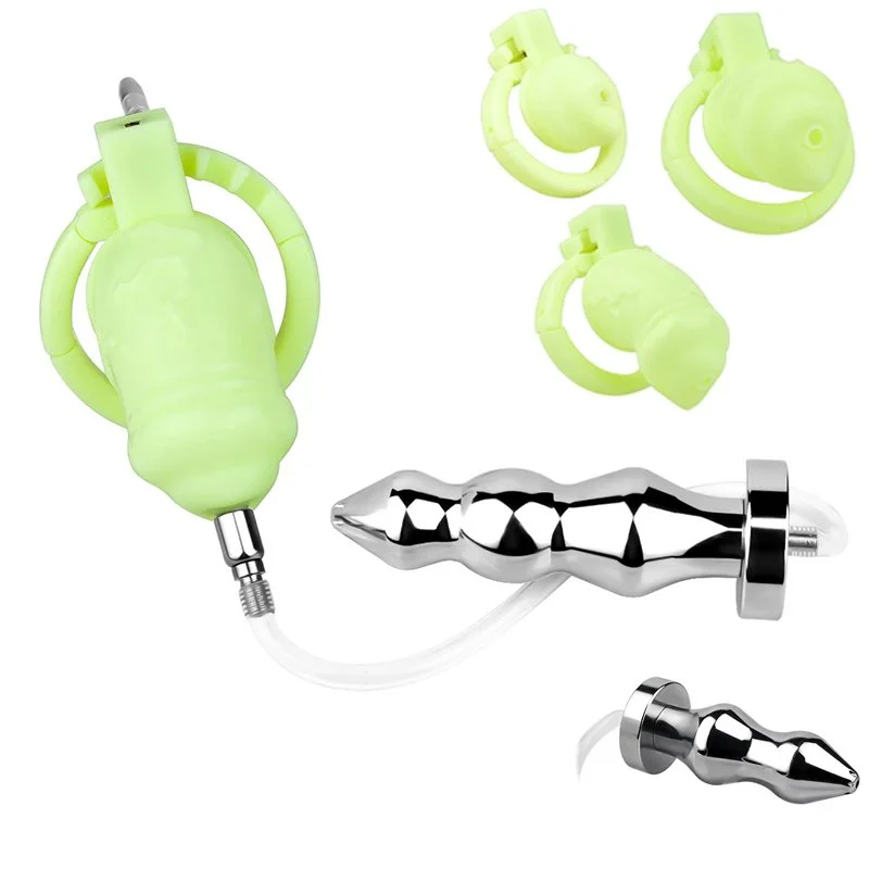 Arrival Chastity Cage with Anal Plug,Male Chastity Cage,sissy Chastity Cage,chastity Cage Cock Ring,cock Cage