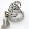 66mm Chastity Lock Penis Cage with Keyholder Chastity Cage Metal Sm Sex Toys for Male Male Chastity Device