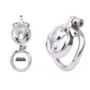 Adult Male Chastity Cage Locking Penis Rings, Small Standard Flat Cock Cage for Men