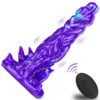 8 Big Knot Fantasy Dildo Thrusting Vibrator with Wireless Remote Control 100% Waterproof Silicone for Men & Women