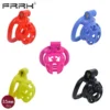 35mm Big Chastity Cage for Male Bondage Belt Device Lightweight Shiny Smooth Plastic Penis Rings Sex Toys