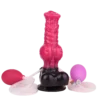 8.3 Inch Wolf Lord Inflatable Squirting Dildo Dildo Huge Thick Fantasy Squirting Cock Anal Plug Sex Toy with Suction Cups for Couple
