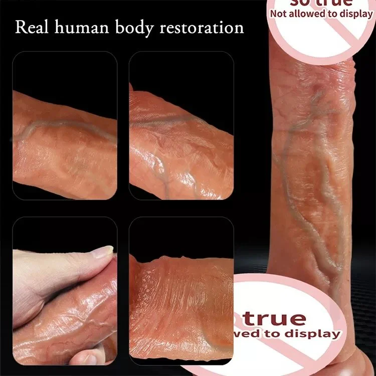 Big Soft Com Lesbian Strap on Anal Realistic Silicone Dildos for Women Thrusting Party Dildos