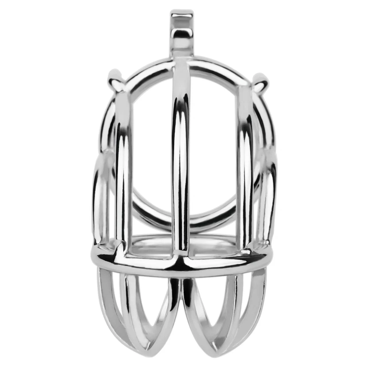 46 Encounter love Series Curved Halter Symmetrical Arc Ring Chastity Lock Chastity Apparatus Husband and Wife