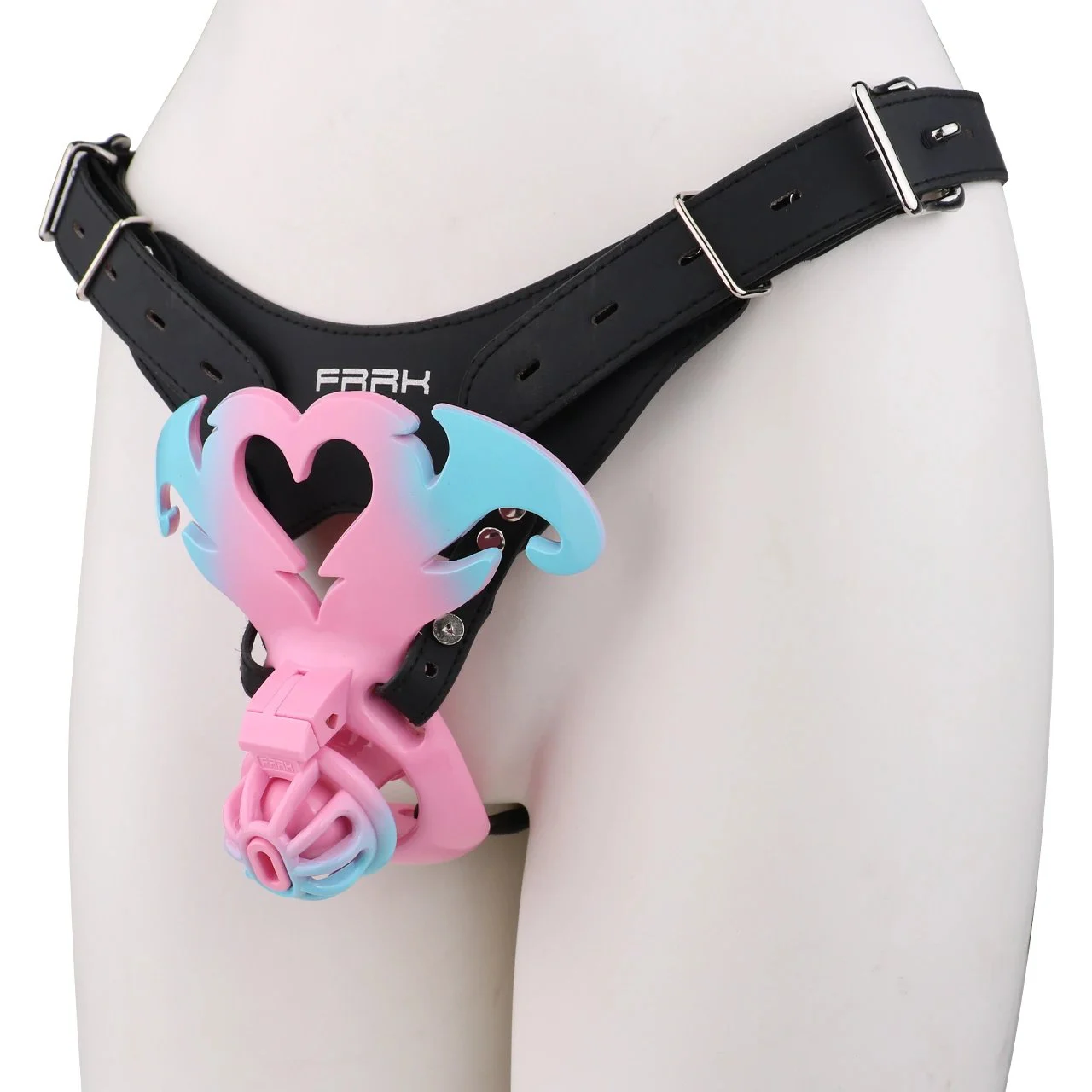 Colorful Sissy ABS Negative Inverted Extended Chastity Device Custom Fit Belt Soft Wear Male Abstinence Training Sextoys