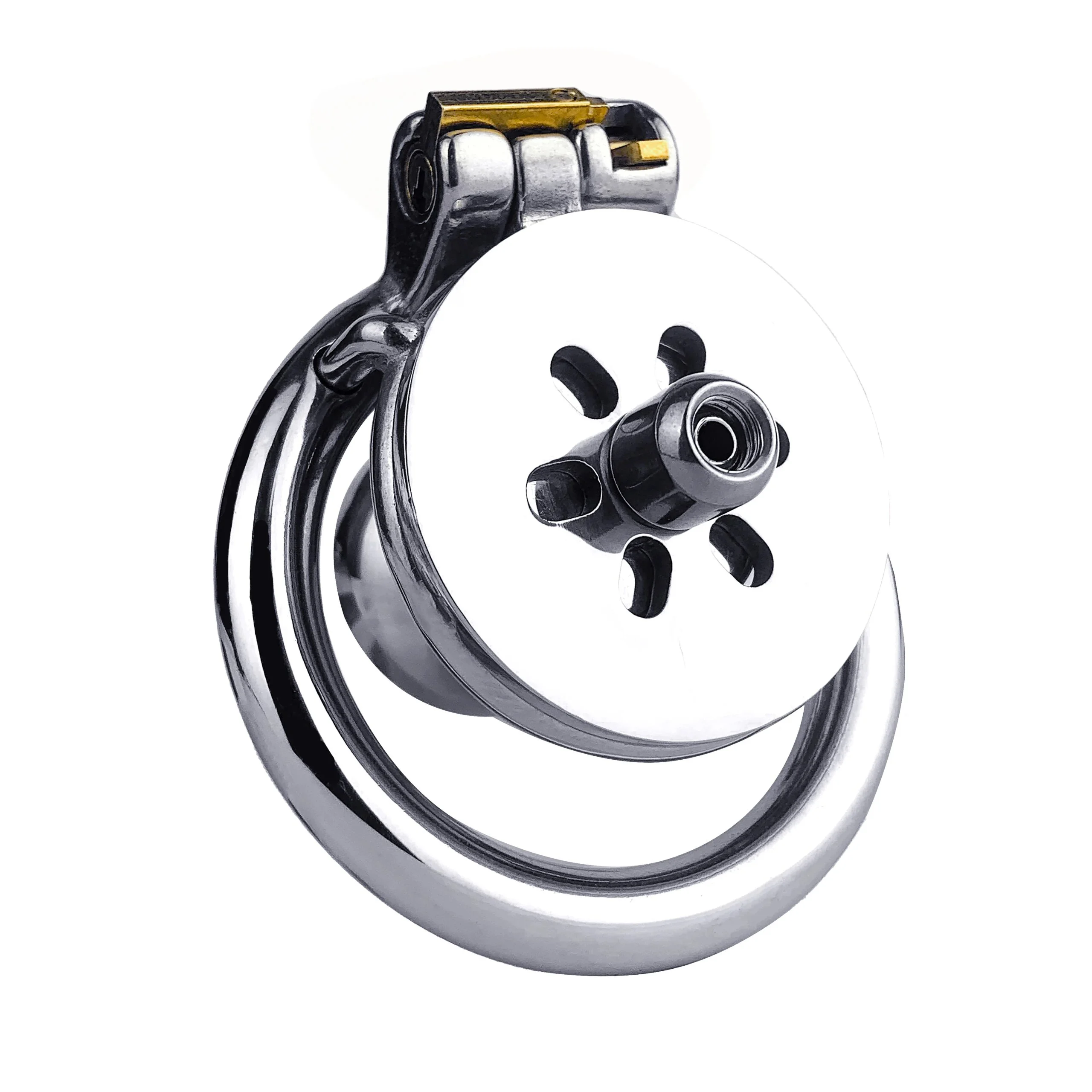 DIY Chastity Novelty Sissy Inverted Chastity Cage CBT Game Stainless Steel Negative Ring Male Invisible Stainless Steel
