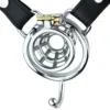 Men Bondage Cock Cage Detained Sissy Chastity Cage Male Penis Cage with Belt for Male Erect Denial Couples Sex Toys