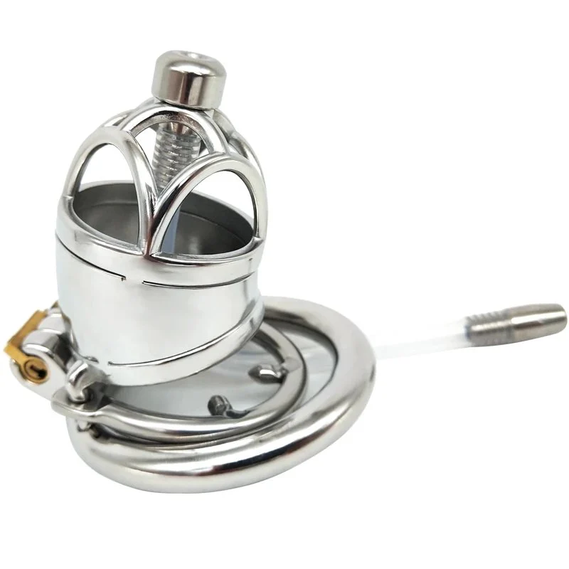 21B Men's Alternative Toys Go Out to Wear Lightweight Chastity Lock Bird Cage Travel Derailed with Lock Supplies