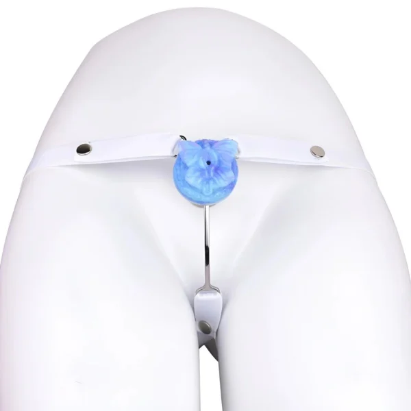 Flexible Stainless Male Cock Piece Style Cage with butterfly Resistance Chastity Device Sex Toy for Men