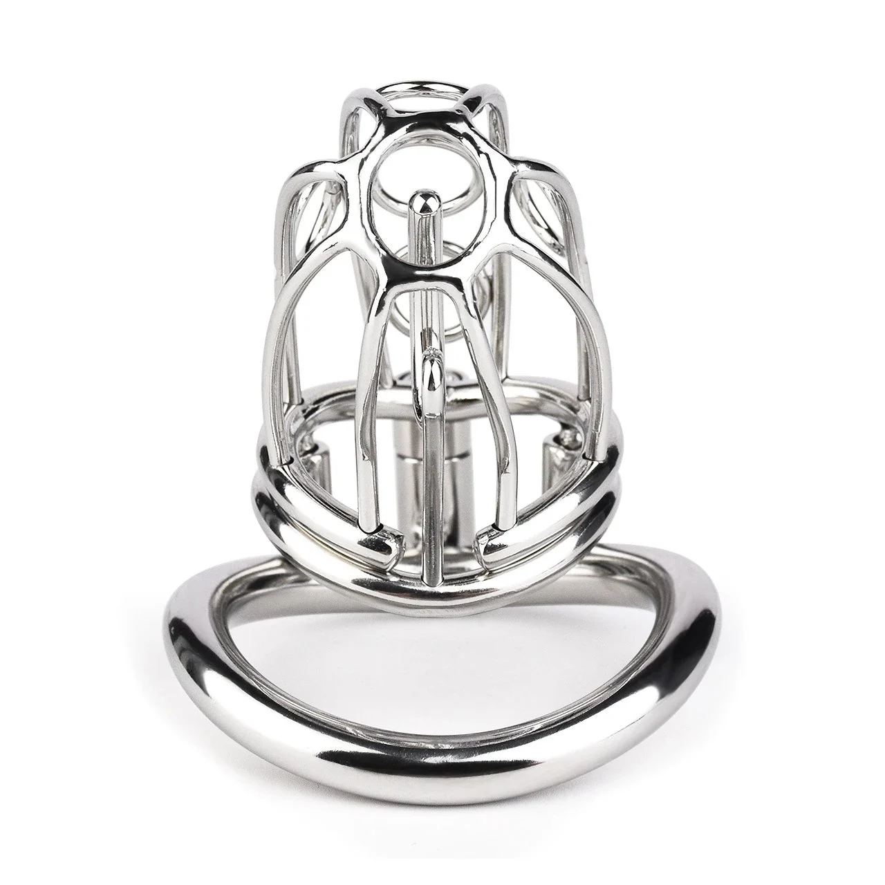 304 Stainless Steel Chastity Device Male Cock Cages Penis Lock Chastity Cock Cage Ring Adult Bondage Sex Toy for Men