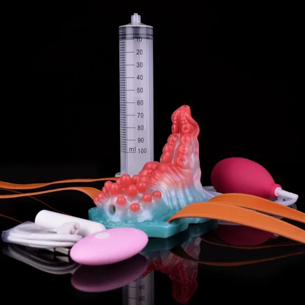 QingYi Water Spray Vibration Silicone Grinding Toy Control Vibrator Female Massage G-spot Clitoris Stimulator Adult Toy
