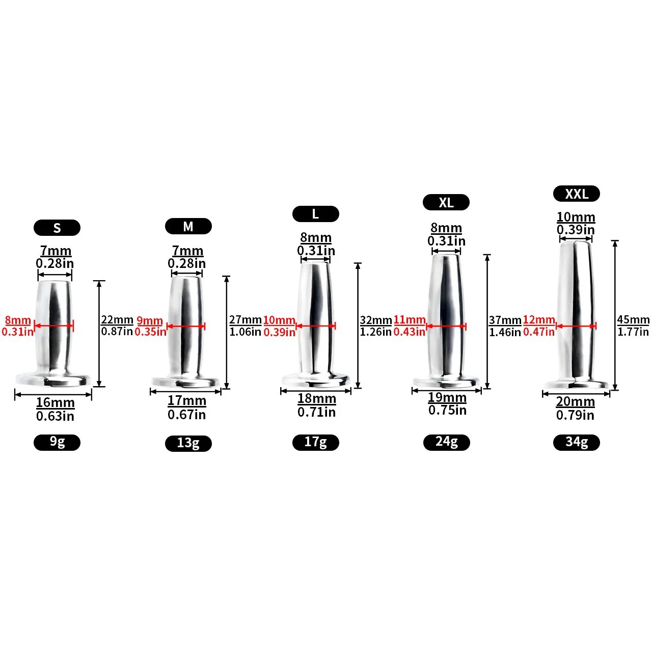 Horse Eye Dilating Urethral Plug Stainless Steel Dilators Training Set Catheter Sound Plug for Men Stimulation Masturbation