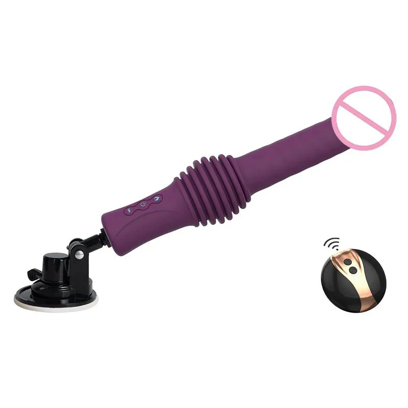 Powerful Adjustable Base Vibrating Auto Dildo Machine Hands-free Automatic Thrusting Sex Machine for Women Masturbation Sex Toys