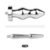 Metal Butt Plug Stainless Steel Butt Plug with Silicone Catheter Male Gay Adult Sex Toys