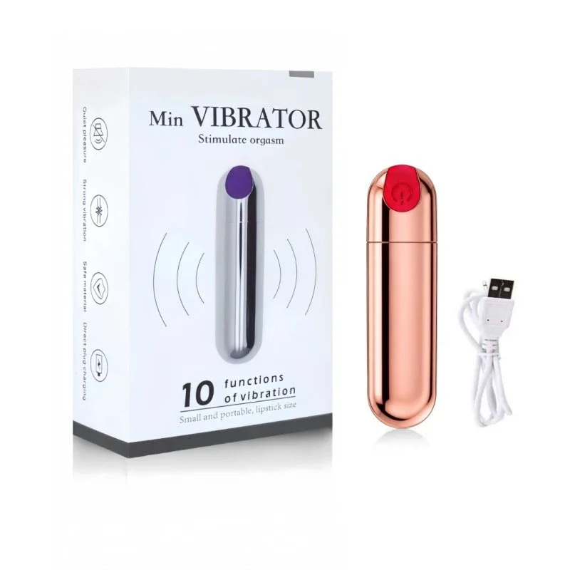 Rechargeable USB Bullet Mini Jumping Female Masturbator 100% Waterproof Second Tide Strong Shock Bass Anal Plug SM Massage Stick