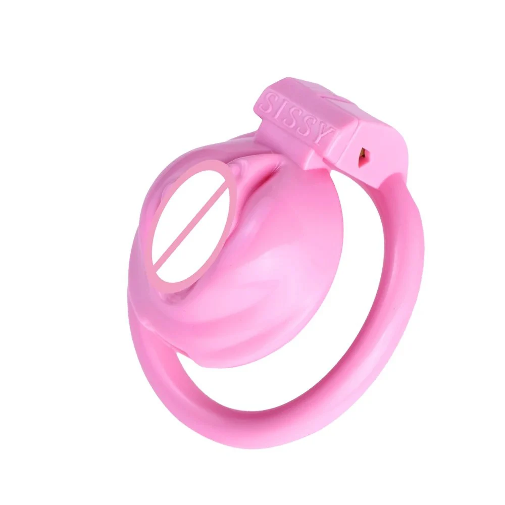 5 Style Pink Cock Cages 3D Print Resin ABS Cock Cage Male Chastity Device Penis Cage for BDSM Player