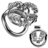 Linkage Chain Hollow Chastity Belt Cock Cage Stainless Steel Urethral Lock Penis Resistant Device for Adult Men