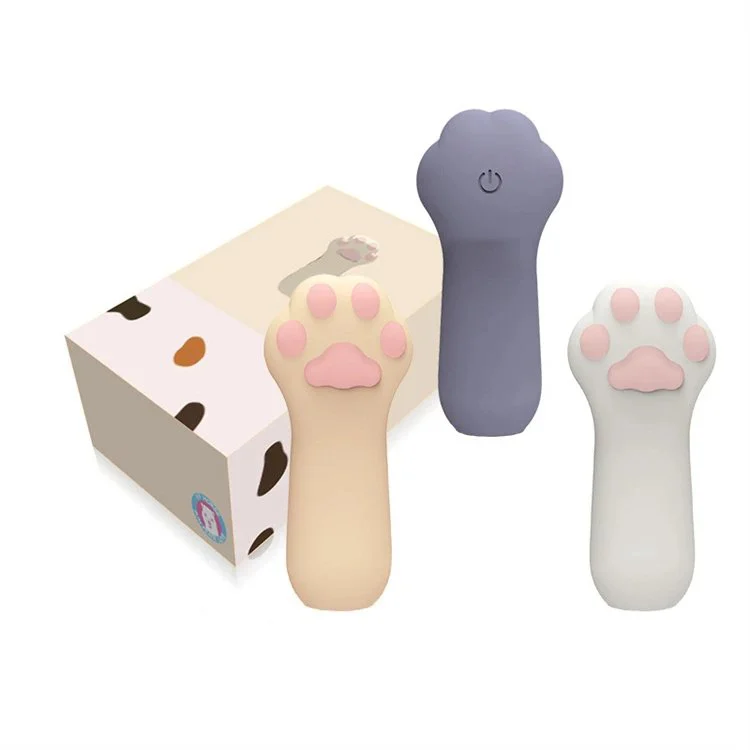 Vibrating Cat Paw Mini AV Stick Vibrator Sex Toys for Woman Cat Shaped Vibrators Cats