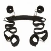 Neck Handcuffs Ankle Cuff Straps Leg Open Bed Bondage Adult Games Bondage Restraints Fetish Kit for Women Couple