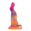 Fantasy Dildo Penis Luminous Realistic Wolf Tongue Sex Toys for Women Vagina Penis for Man