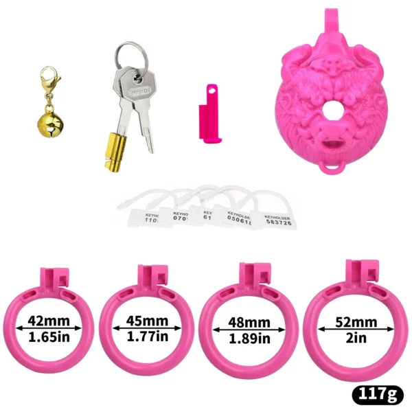 pink Sissy Chastity Cage,dragon Shape Male Chastity Cage Devices,cock Cage for Men,chastity Cage Belt Toys