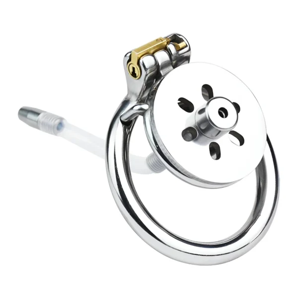 Male Invisible Stainless Steel Chastity Belt Device Flat Cage Sissy Binding Inverted Chastity Cages
