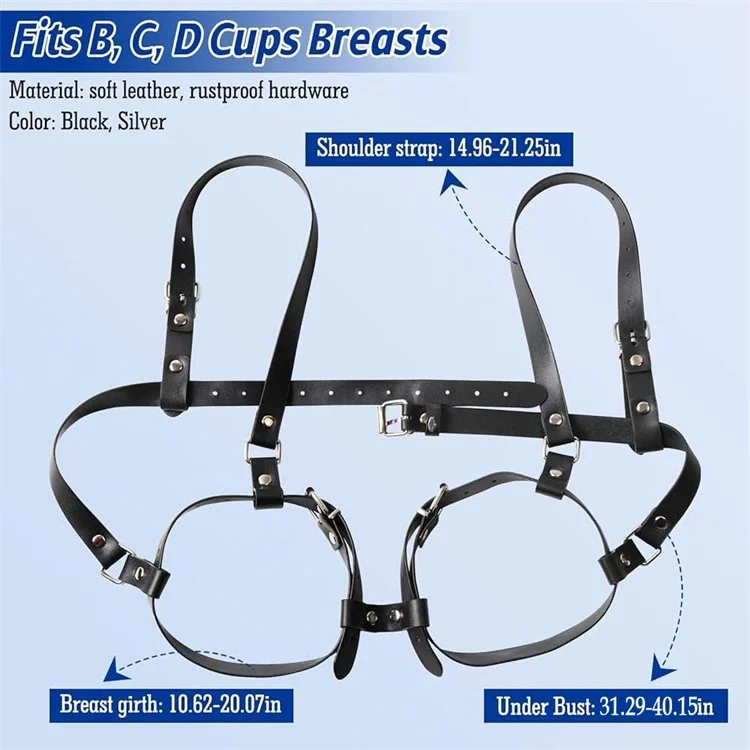 New Sexy Erotic Lingerie Body Slave Chest Ties SM Bondage Restraint Bra Breast Bondage Harness