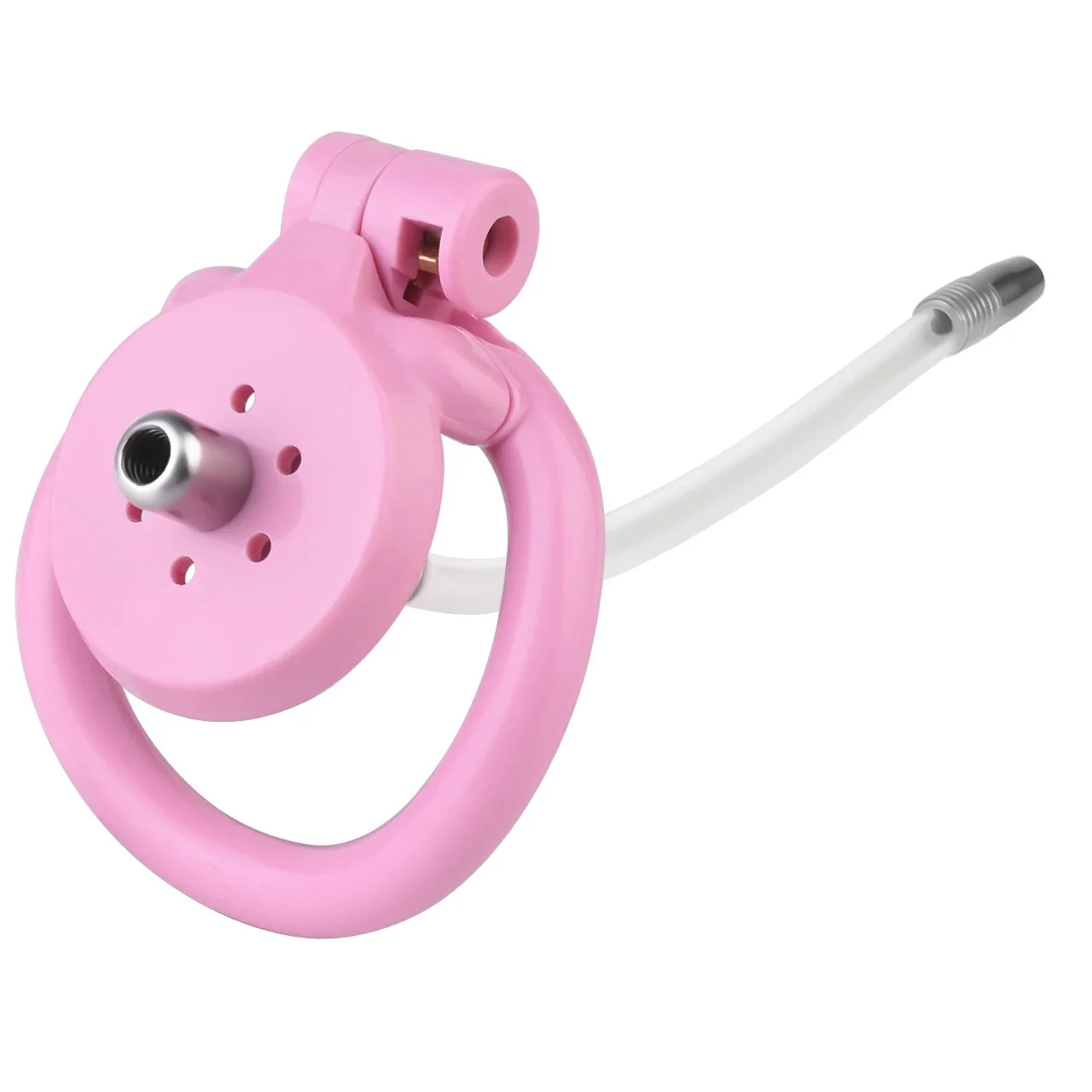 Male Penis Chastity Cage with Built-in Silicone Catheter Male Chastity Cage Four Colors and Four Sizes to Choose From