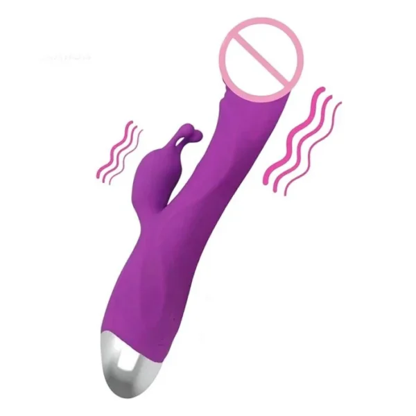 10 Frequency Realistic G Spot Vaginal Clitoral Dildo Vibrator Top Sex Toys for Women