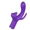 Gelance3 In1 10-Speed Rabbit Vibrator for Women Clitoral Suck & G-Spot Stimulator with Anal Plug & Nipple Sucker