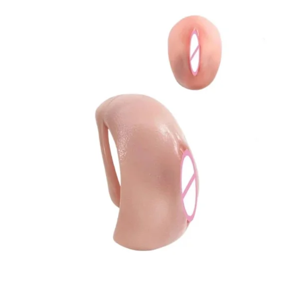 Male Chastity Belt-Waterproof Bondage Device Realistic Penis Cage Lock Adjustable Training for Games Gay for